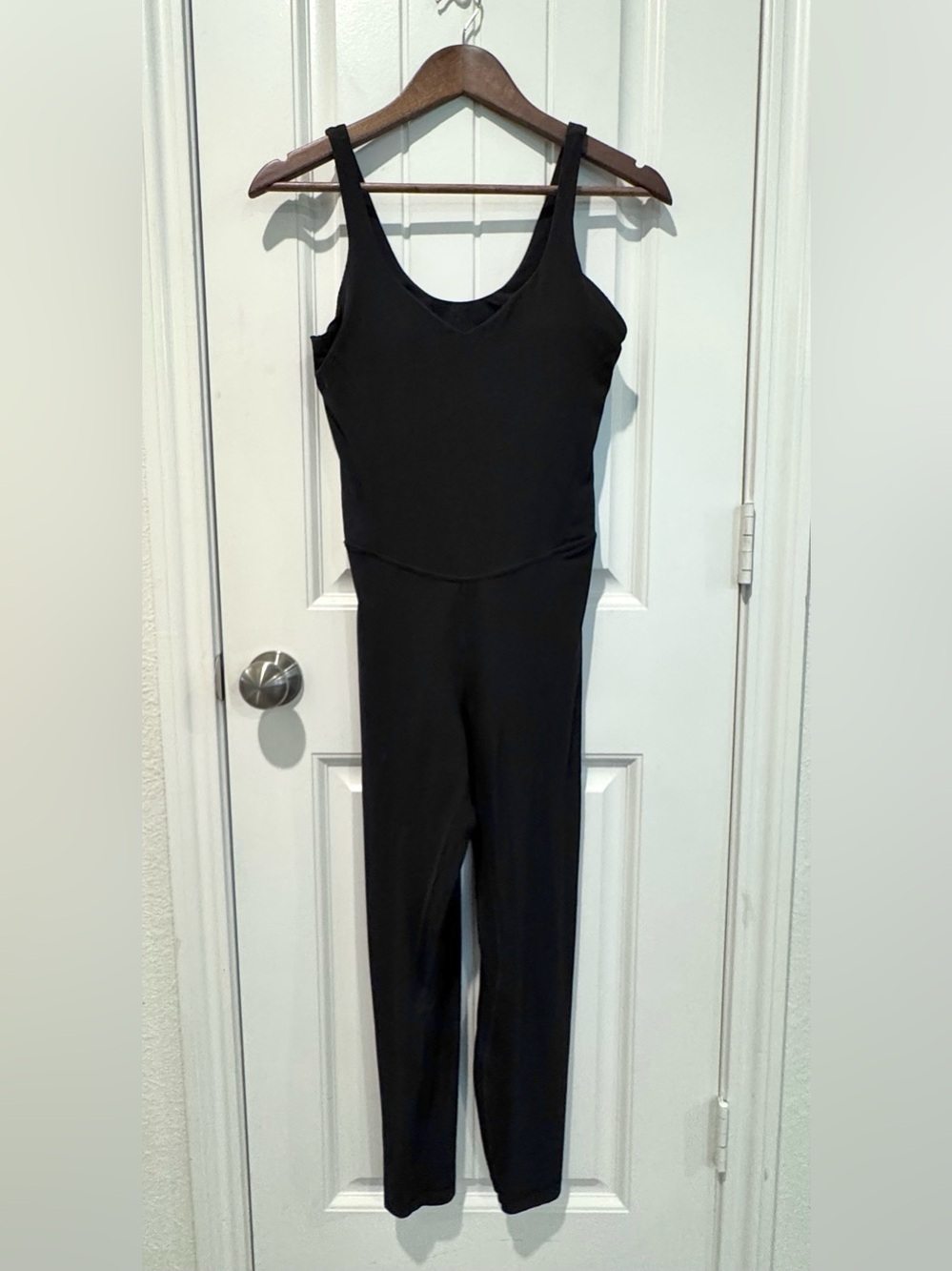 Lululemon Align Ribbed Bodysuit 25" In Black Women’s Sz 8 - Picture 3 of 11
